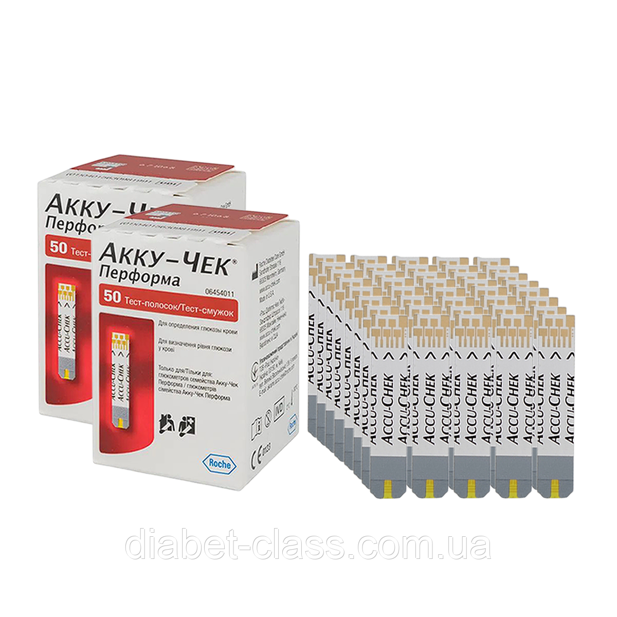 Тест-смужки Акку-Чек Перформа (Accu-Chek Performa) 2000 штук (по 100 шт. в уп)