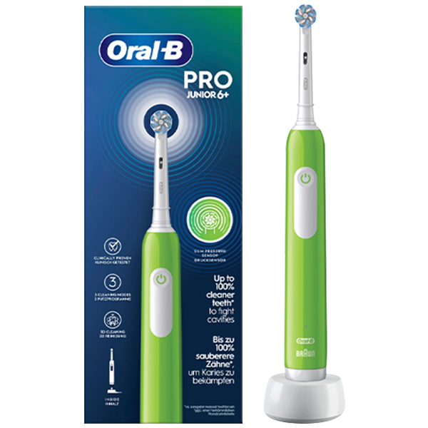 Електрична зубна щітка Oral-B D305 Pro Junior 6+ Green