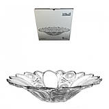 Велика скляна тарілка-блюдо Helios Star Lotus для фруктів 32 см (HD-2017-3), фото 2