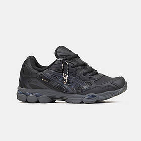 Зимові Чоловічі Кросівки Asics Gel-NYC Gore-Tex Black / Асікс Гел-НІС Гор Текс Чорні