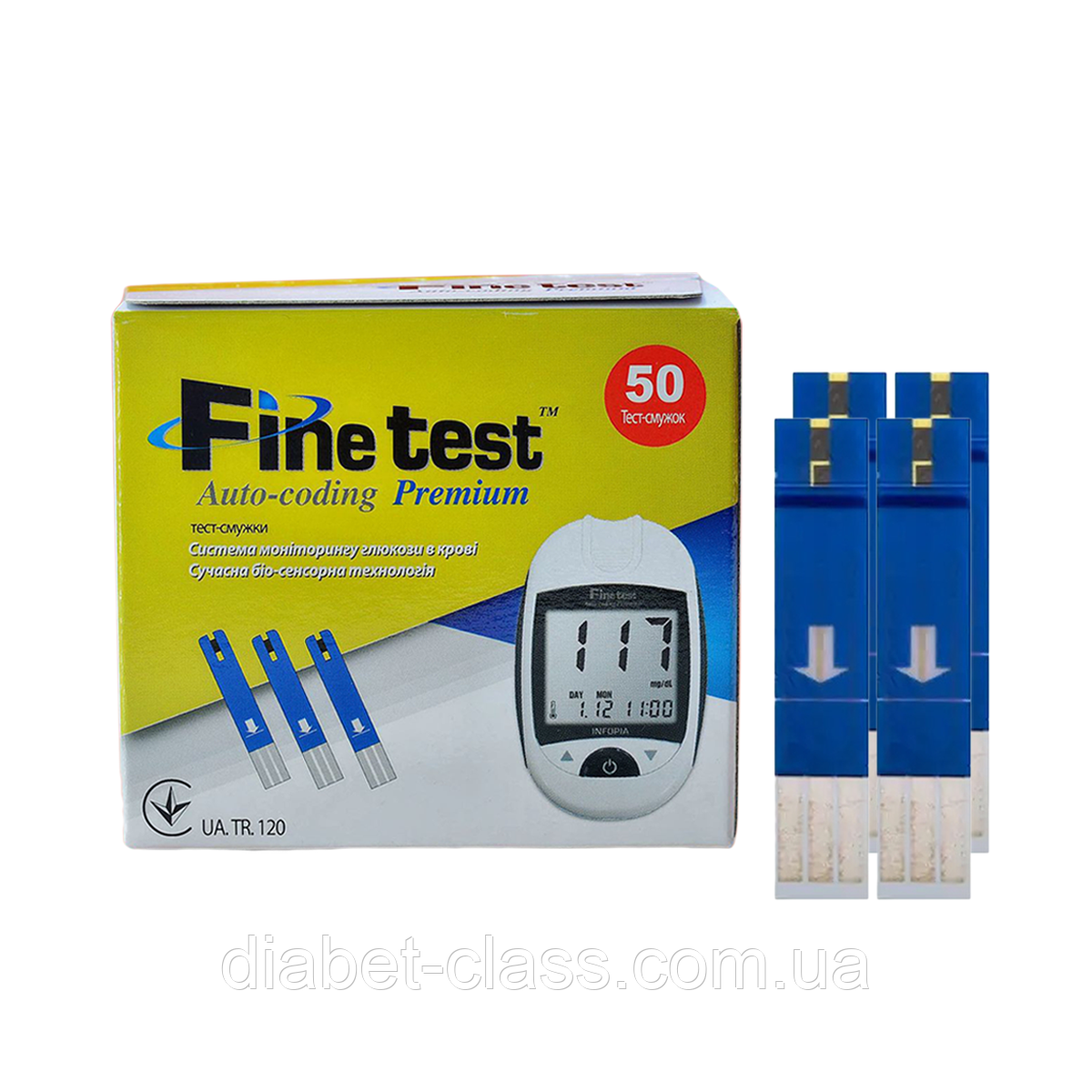 Тест-смужки FineTest Premium (Файн Тест Преміум) 200 штук