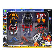 Ігровий набір роботів (8 фігурок, транспорт) 788-77Y, фото 2