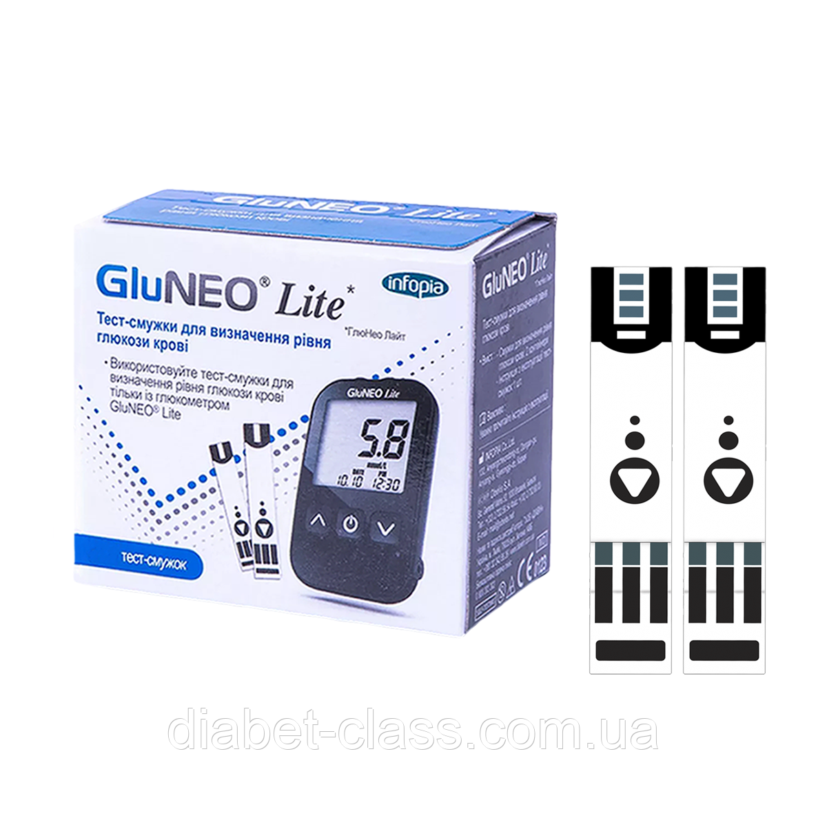Тест-смужки ГлюНео Лайт - 100 шт - GluNeo Lite