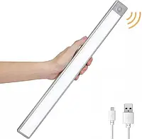 Портативная LED лампа HYSS 30см с датчиком движения. Аккумуляторный светильник USB