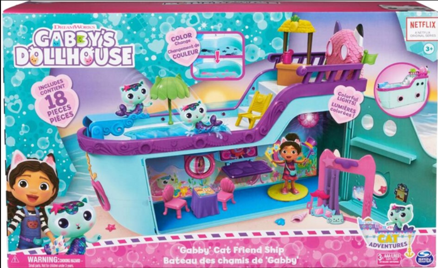 Ігровий набір Круїзний лайнер Габі Gabby's Dollhouse Cat Friend Ship