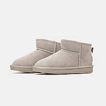 Зимові Жіночі Черевики UGG Classic Ultra Mini Beige / УГГ Класик Ультра Міні Бежеві, фото 5