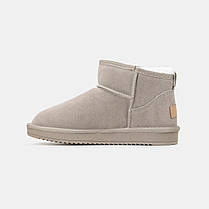 Зимові Жіночі Черевики UGG Classic Ultra Mini Beige / УГГ Класик Ультра Міні Бежеві, фото 4