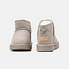 Зимові Жіночі Черевики UGG Classic Ultra Mini Beige / УГГ Класик Ультра Міні Бежеві, фото 6
