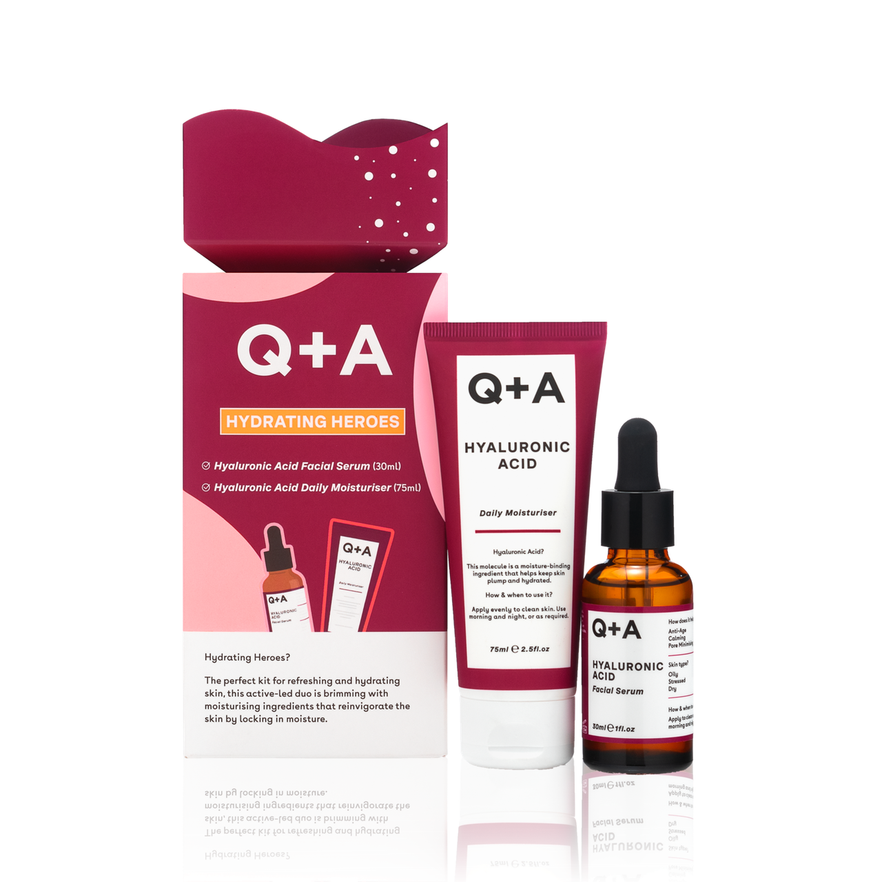 Набір подарунковий Hydrating Heroes Gift Set Q+A