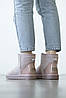 Зимові Жіночі Черевики UGG Classic Mini Pink / Уггі Класик Міні Рожеві, фото 7