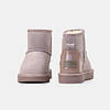 Зимові Жіночі Черевики UGG Classic Mini Pink / Уггі Класик Міні Рожеві, фото 6