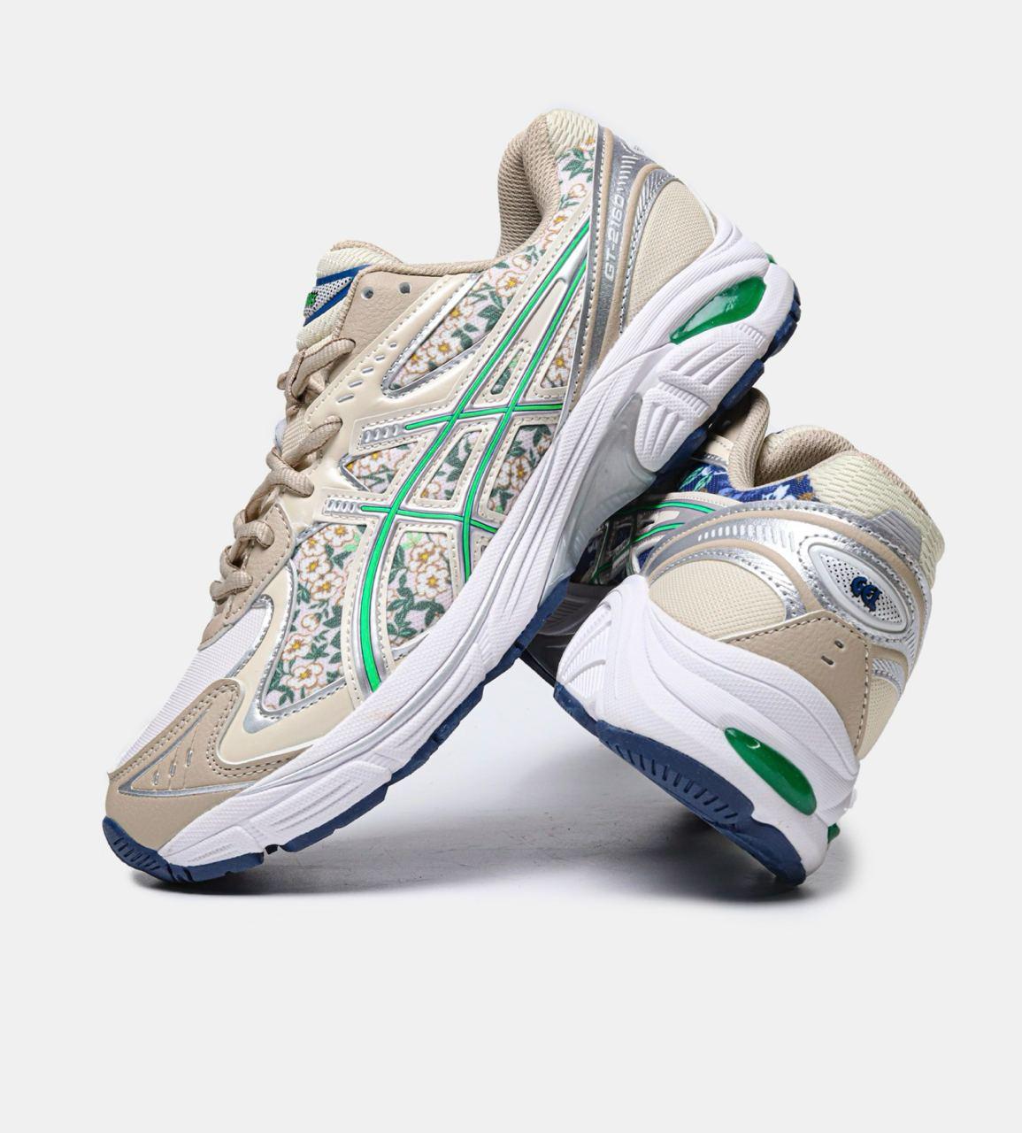 Чоловічі кросівки Asics GT-2160 Floral Oatmeal Асікс ГТ2160 демісезон бежеві повсякденні демісезонні