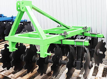 Дисковий культиватор навісний Бомет 1.5 м борона (14 дисків: "ромашка" -  510 мм) лущильник до трактора від 24 к.с.