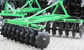 Дисковий культиватор навісний Бомет 2 м борона (18 дисків: "ромашка" -  510 мм) лущильник до трактора від 40 к.с.