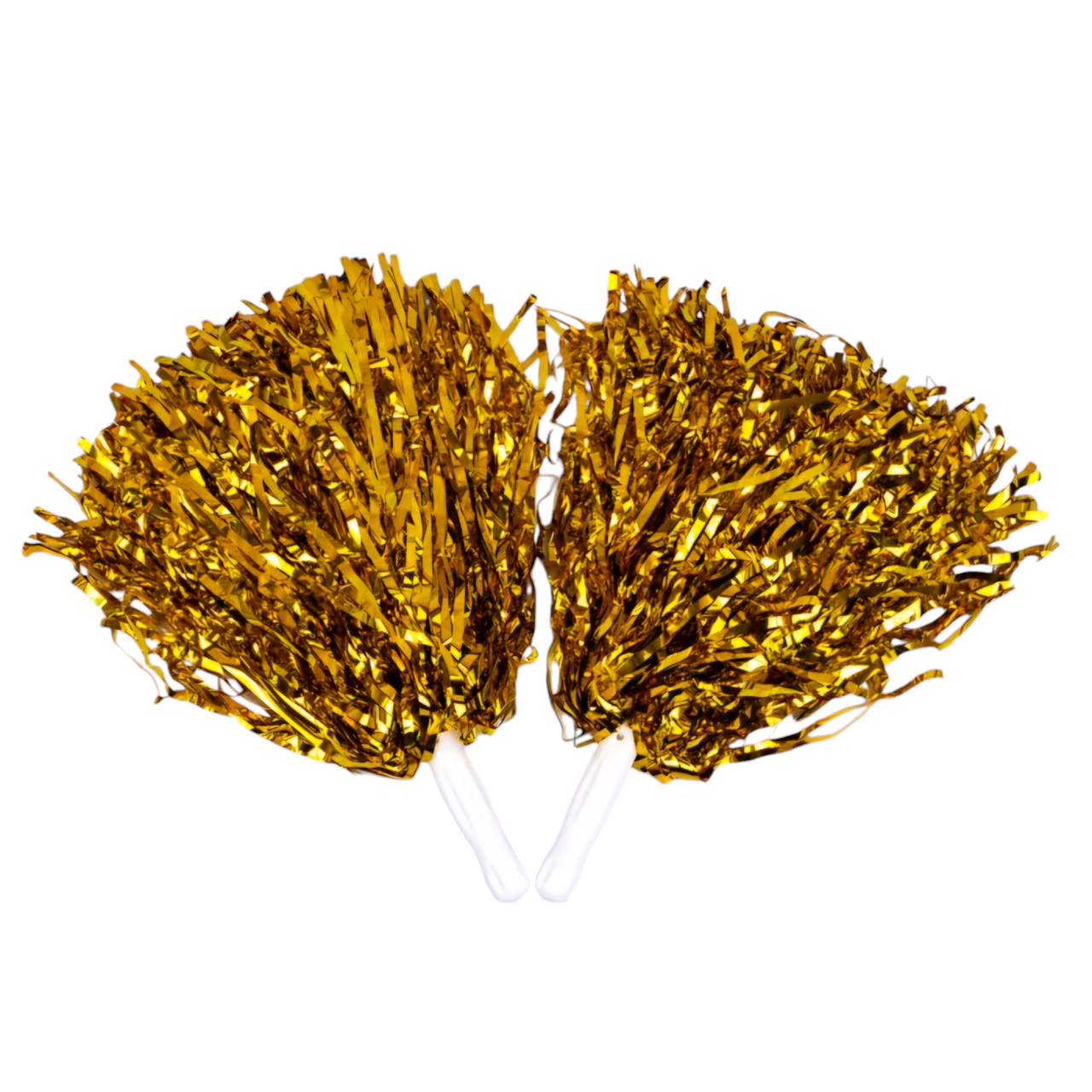 Помпони для черлідінгу та танців золоті, 36 см