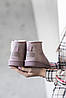 Зимові Жіночі Черевики UGG Classic Mini Suede Pink / Уггі Класик Міні Замша Рожеві з Хутром, фото 9