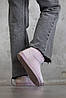 Зимові Жіночі Черевики UGG Classic Mini Suede Pink / Уггі Класик Міні Замша Рожеві з Хутром, фото 8