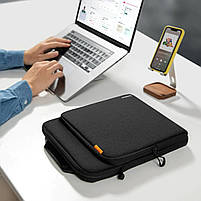 Сумка для ноутбука Tomtoc DefenderACE-A03 Laptop Shoulder Bag Black 16 Inch, фото 5