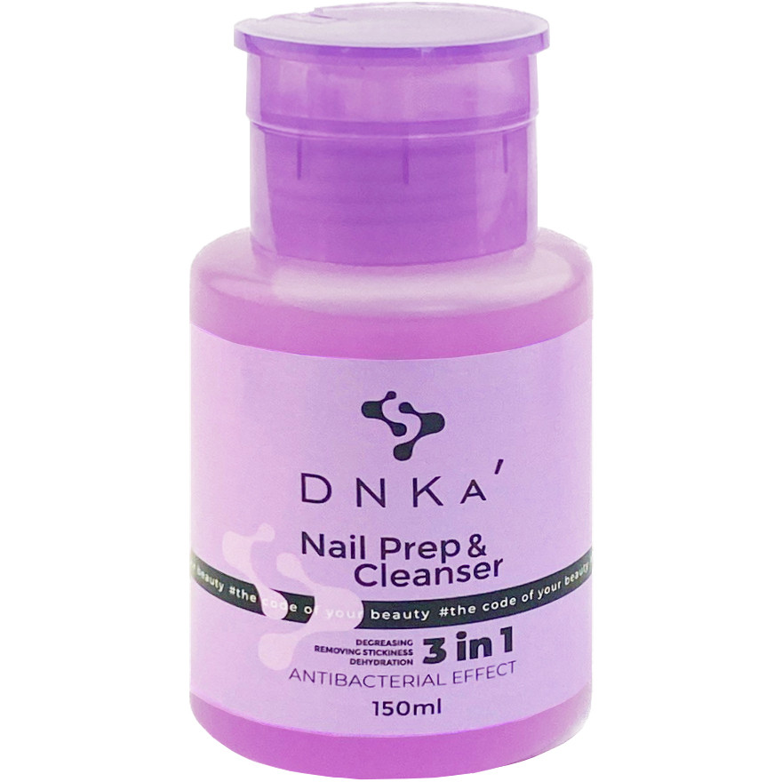 Знежирювач DNKa' Nail Prep&Cleanser 3 in 1, 150 ml.