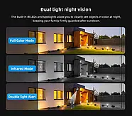 Вулична WiFi камера з двома об'єктивами та віддаленим доступом V360 Pro Портативна IP камера 4Мп, фото 5