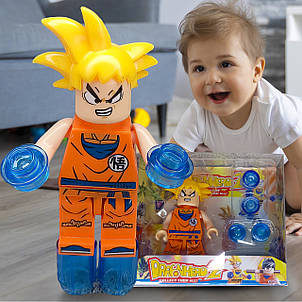 Дитяча фігурка-іграшка ніндзя Гоку DRAGON BAAL 19-32 Помаранчевий (B), фото 1
