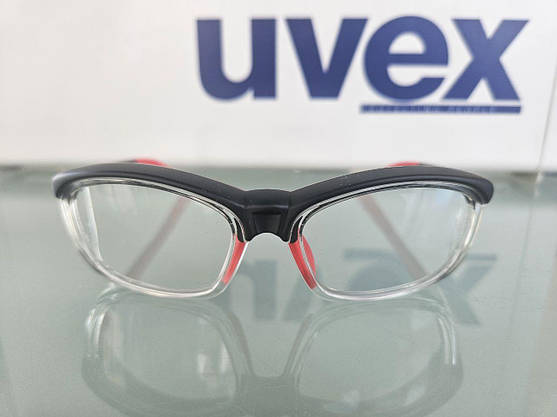 Рецептурні захисні окуляри uvex RX cd 5514 червоні (6109226), фото 5
