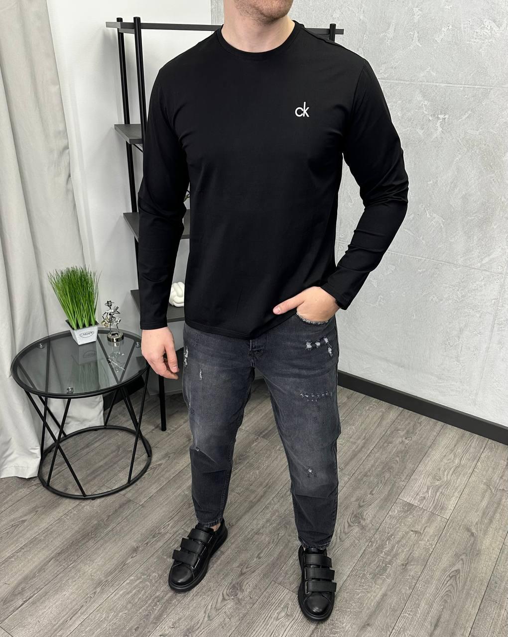 Чоловіча кофта світшот Calvin Klein H4768 чорна