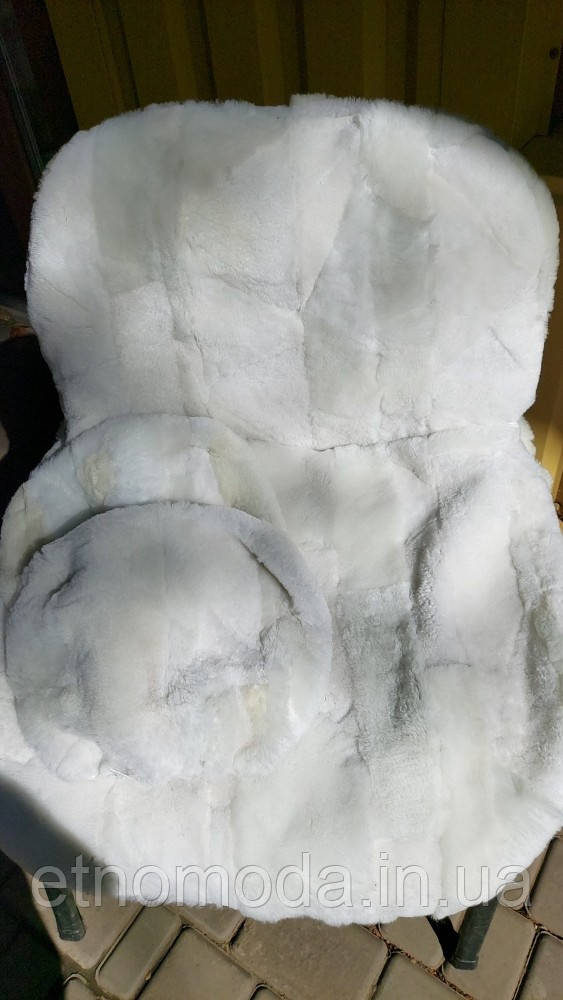 Чохли автомобільні з натуральної овечої шкіри 2 шт комплект