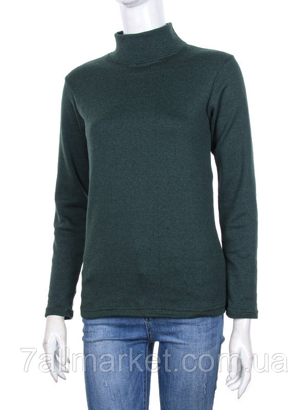 Гольф жіночий під горло X01-3 green р.48-56 "Алія" недорого гуртом від прямого постачальника