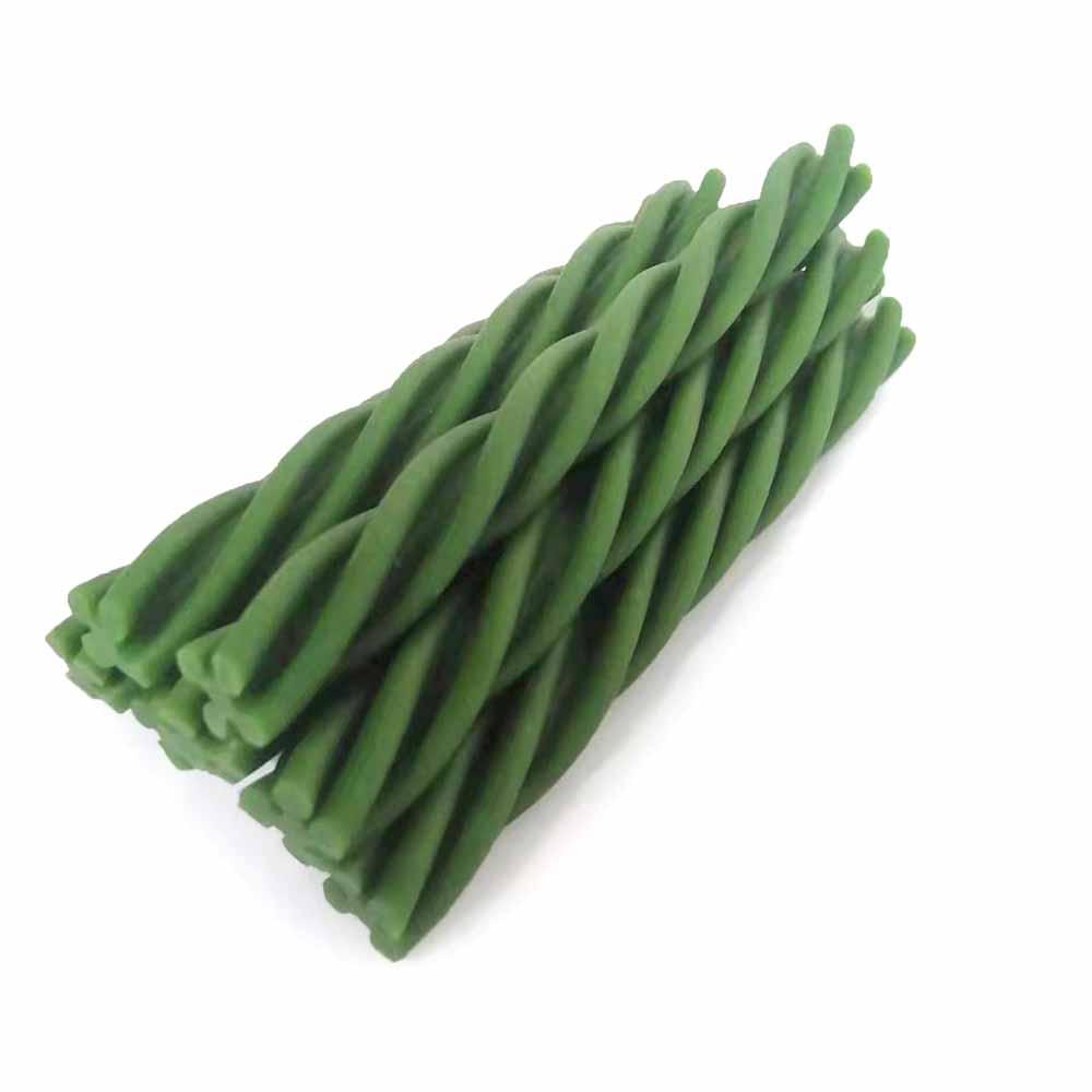 Ласощі "Селянські Смаколики" для собак, палички для догляду за зубами (шпинат), 12 см, 500 г (*), фото 1