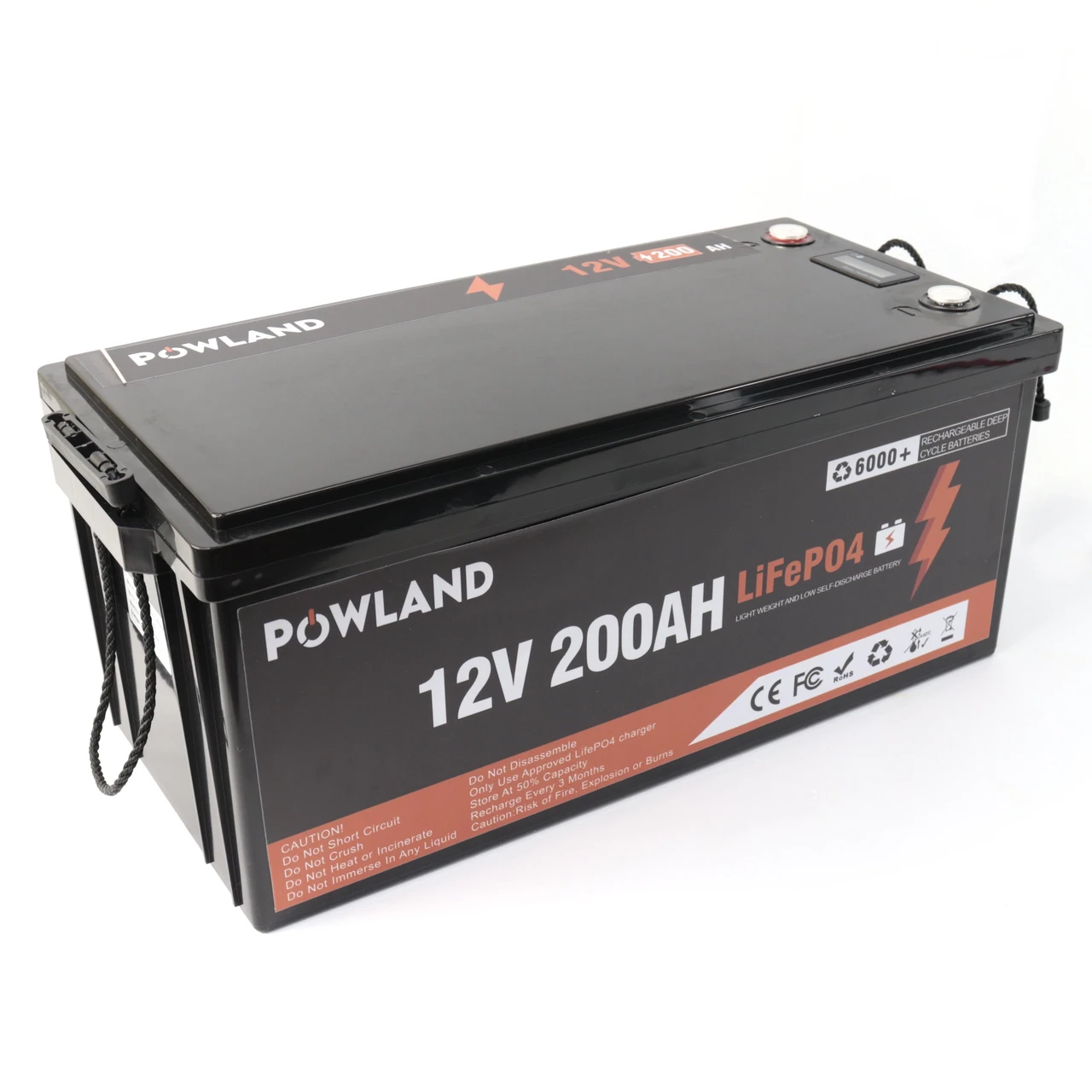 Акумуляторна батарея Powland LiFePo4 IBattery-PL-12V-200AH 12 V 200 Ah