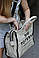 Велика бежева жіноча сумка текстильна Marc Jacobs Tote Bag, фото 9