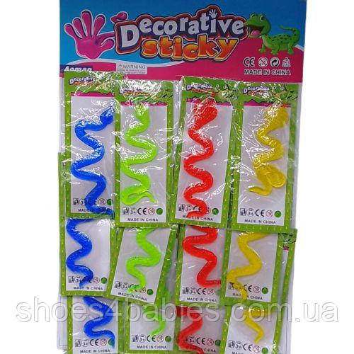 Лизун Змія кольорова, 12 штук