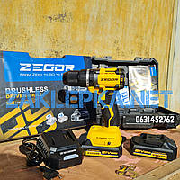 Шуруповерт акумуляторний з безщітковим двигуном 21 В, 65 Нм ZEGOR CDP-21BL