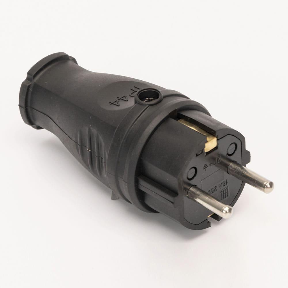 Вилка каучукова пряма 405 2Р+РЕ IP44 TAKEL