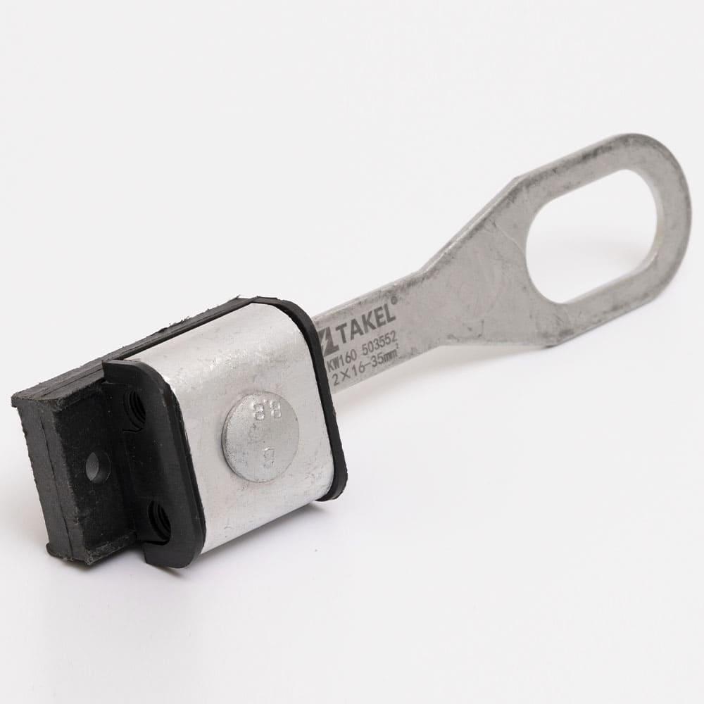 Затиcкач анкерний натяжний KW160 (2х16-35мм2) TAKEL