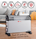 Конвекторний обігрівач Mesko MS 7741 white, 2000 Вт, таймер, фото 8