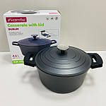 Каструля з кришкою 4,5 л 24*11,5 см Kamille KM-4461, фото 2