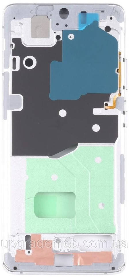 Рамка дисплея Samsung G998 Galaxy S21 Ultra срібляста Phantom Silver, фото 1