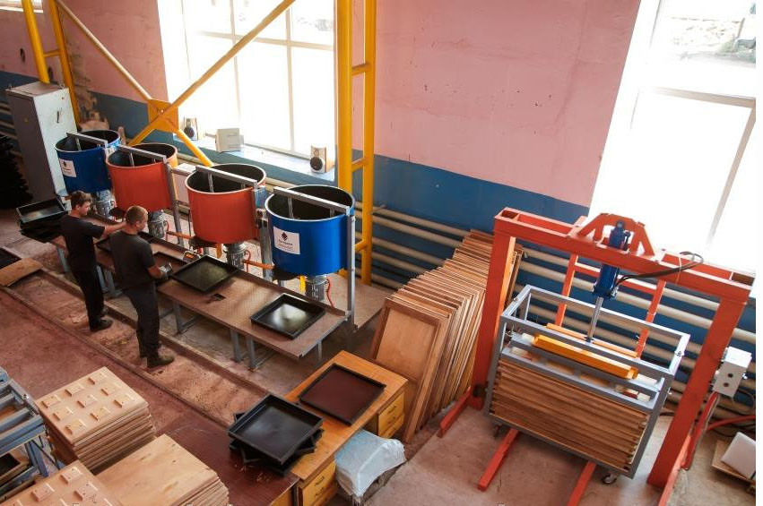 Гумова плитка вироблення