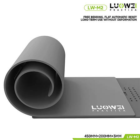 Килимок силіконовий LUOWEI LW-M2 (45см*20см) термостійкий (сірий), фото 3