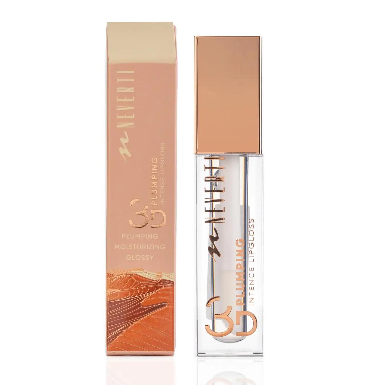 Блиск для губ 3D Neverti Plumping Intense Lipgloss NP800 -No001 (Gloss Me)