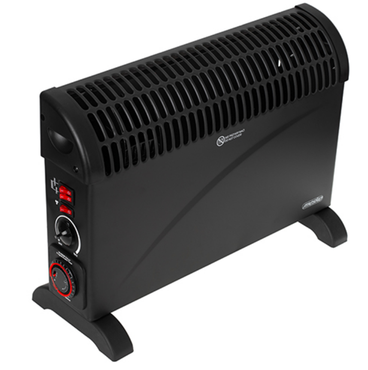Конвекторний обігрівач Mesko MS 7741 black, 2000 Вт, таймер, фото 1