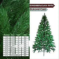 Ялина Лита "Буковельська" зелена 2,1 М, фото 4