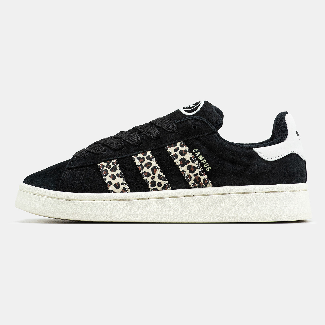 Жіночі Кросівки Adidas Campus 00s Black Leopard Beige / Адідас Кампус 00