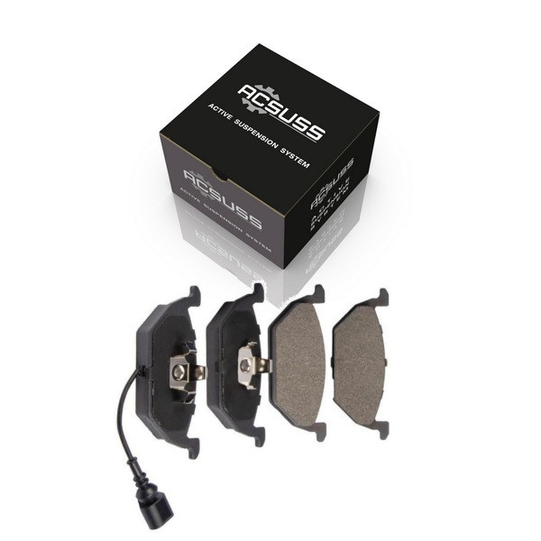 Гальмівні колодки VW Polo III, IV (2001-) Фольксваген Поло. Передні. З датчиками! КОРЕЯ Acsuss! GDB1386 , FDB1398