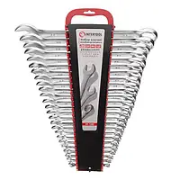 Набір ключів комбінованих 25 шт., 6-32 мм CrV INTERTOOL HT-1205