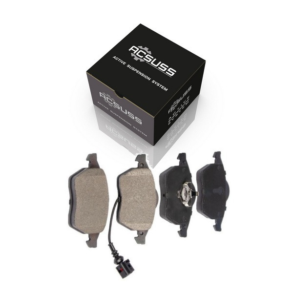 Гальмівні колодки VW Bora I (1998-05) Фольксваген Бора. Передні. З датчиками! КОРЕЯ Acsuss! GDB1403 , FDB1463