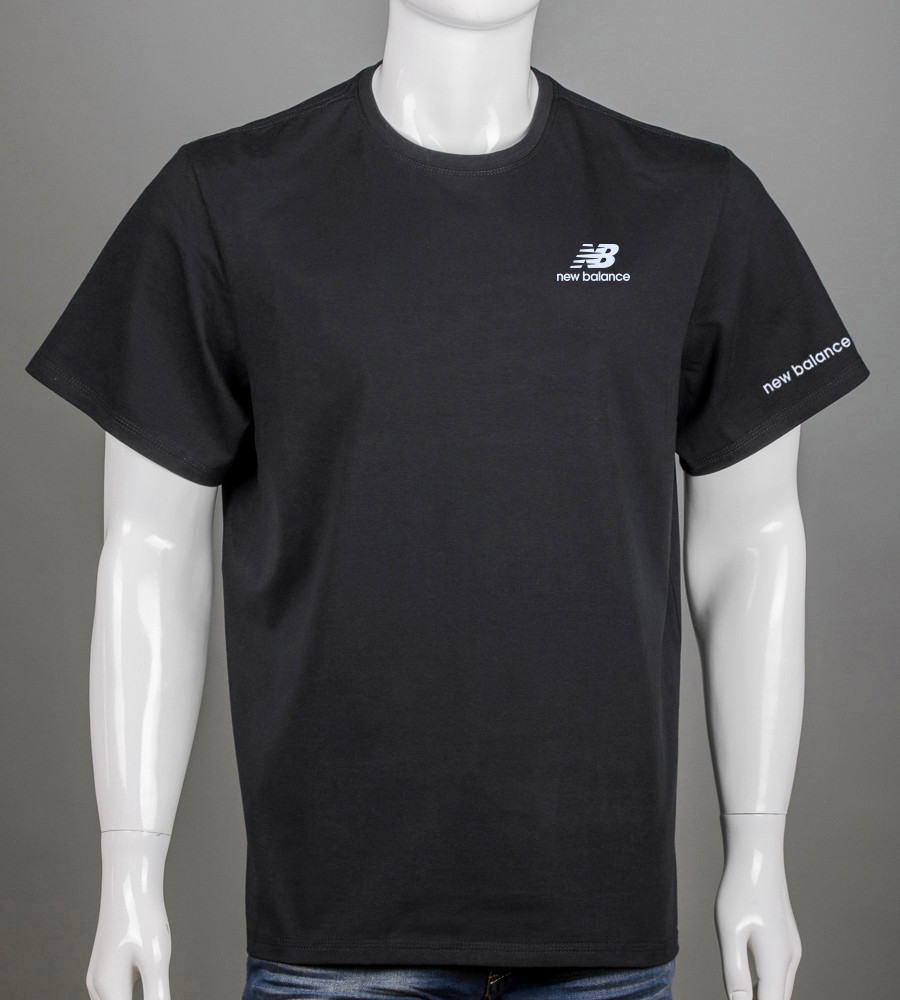 Футболка батал New Balance 2419б (Уп.4шт 3XL,4XL), Чорний