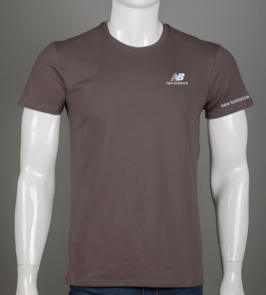 Футболка чоловіча New Balance 2419м (Уп.4шт M-XXL), Коричневий, фото 1